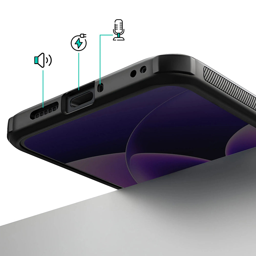 MagSafe-deksel for Xiaomi 17, Nillkin, Super Shield Pro, svart gjennomsiktig satinert