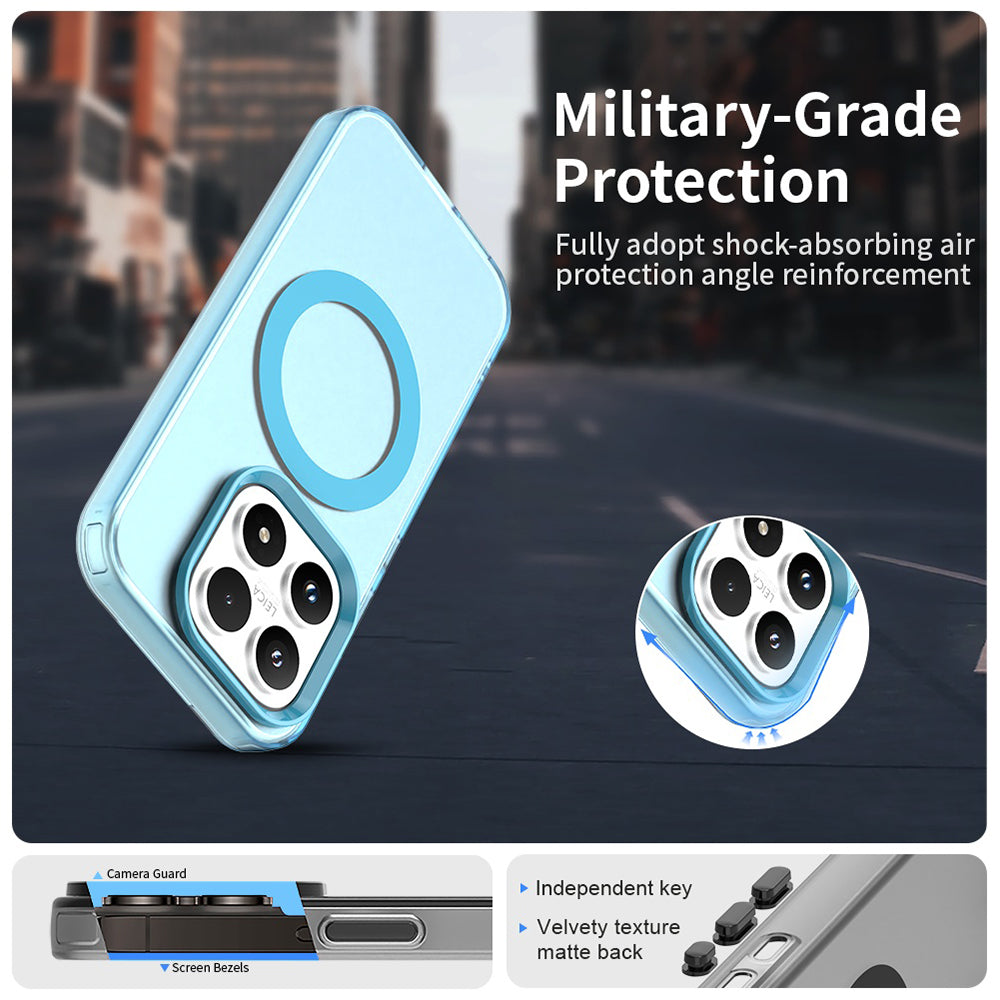 MagSafe-deksel for Xiaomi 17, Techsuit, CandyCase, Blå