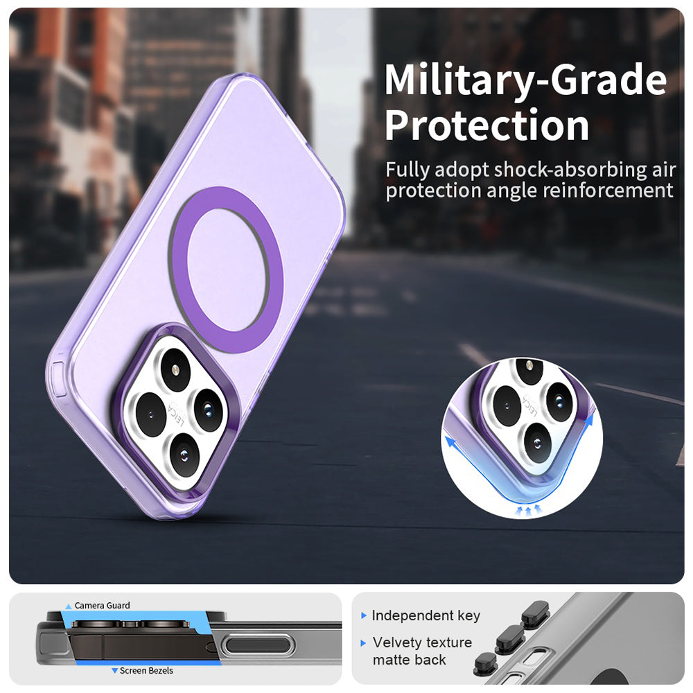 MagSafe-deksel for Xiaomi 17, Techsuit, CandyCase, Lilla