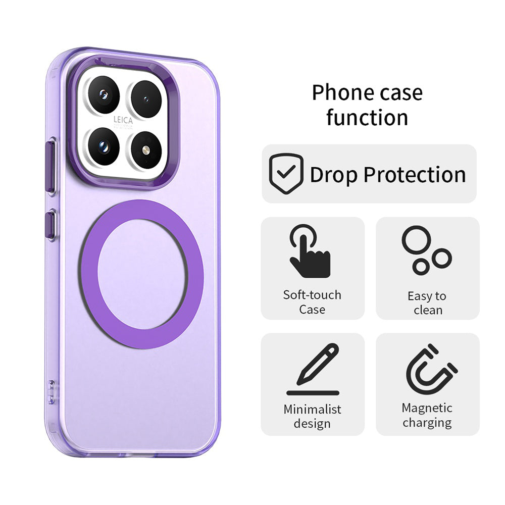MagSafe-deksel for Xiaomi 17, Techsuit, CandyCase, Lilla