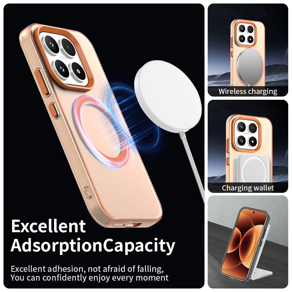 MagSafe-deksel for Xiaomi 17, Techsuit, CandyCase, Oransje