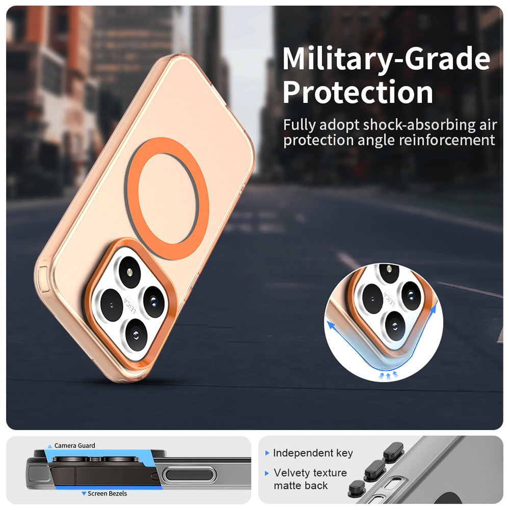 MagSafe-deksel for Xiaomi 17, Techsuit, CandyCase, Oransje