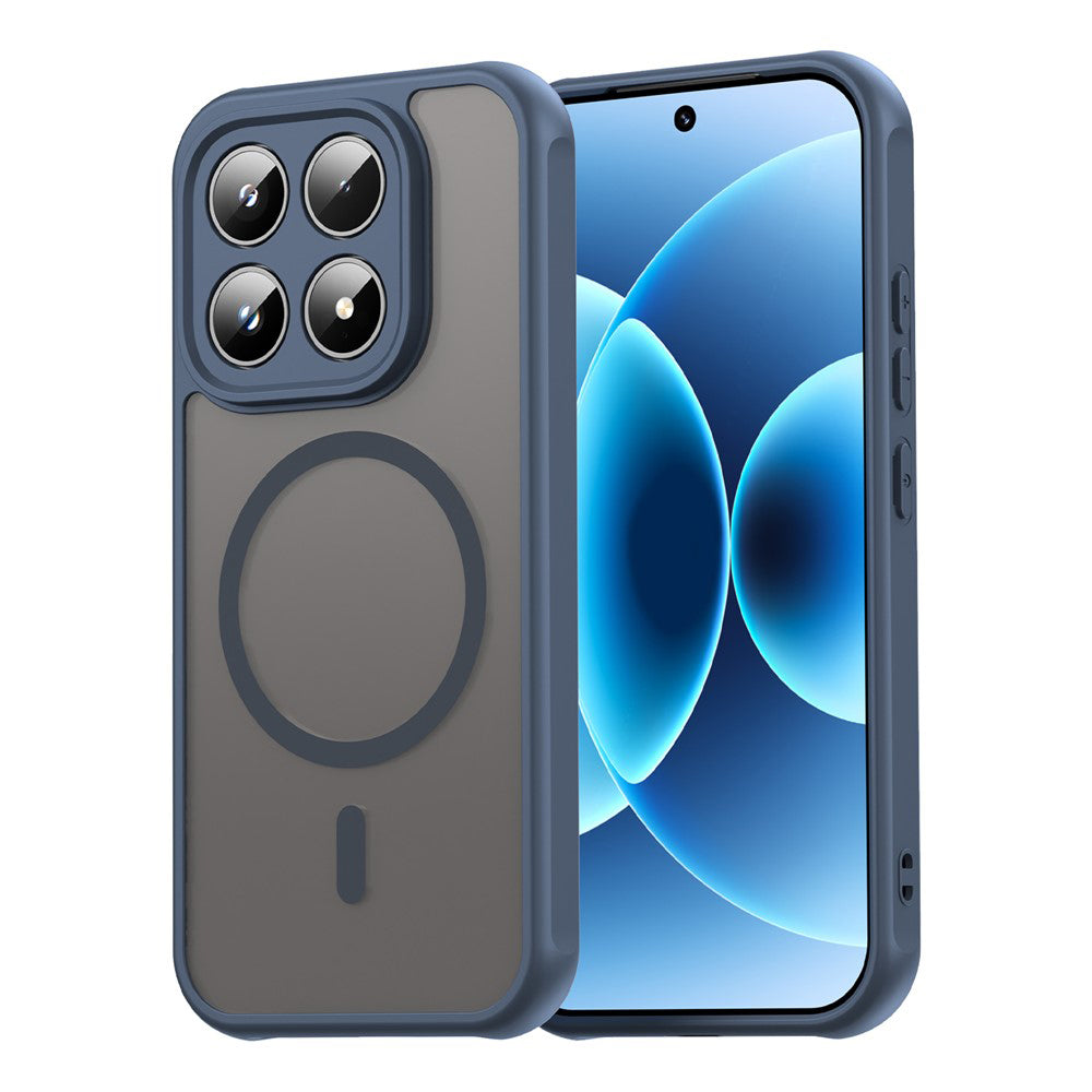 MagSafe-deksel for Xiaomi 17, Techsuit, HaloFrost II, Marineblå