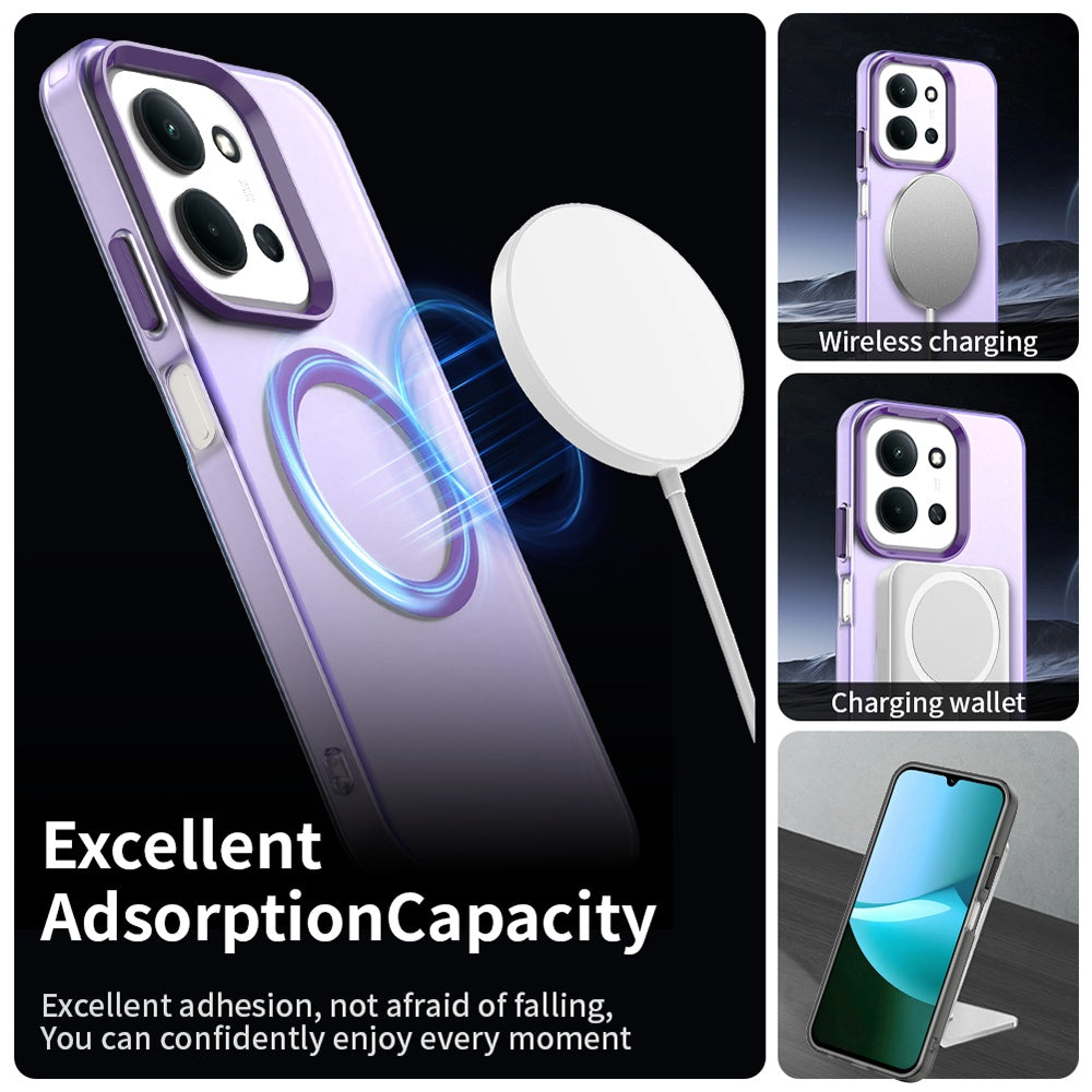 MagSafe-deksel for Xiaomi Poco C85 4G / Redmi 15C 5G / 15C 4G, Techsuit, CandyCase, Lilla