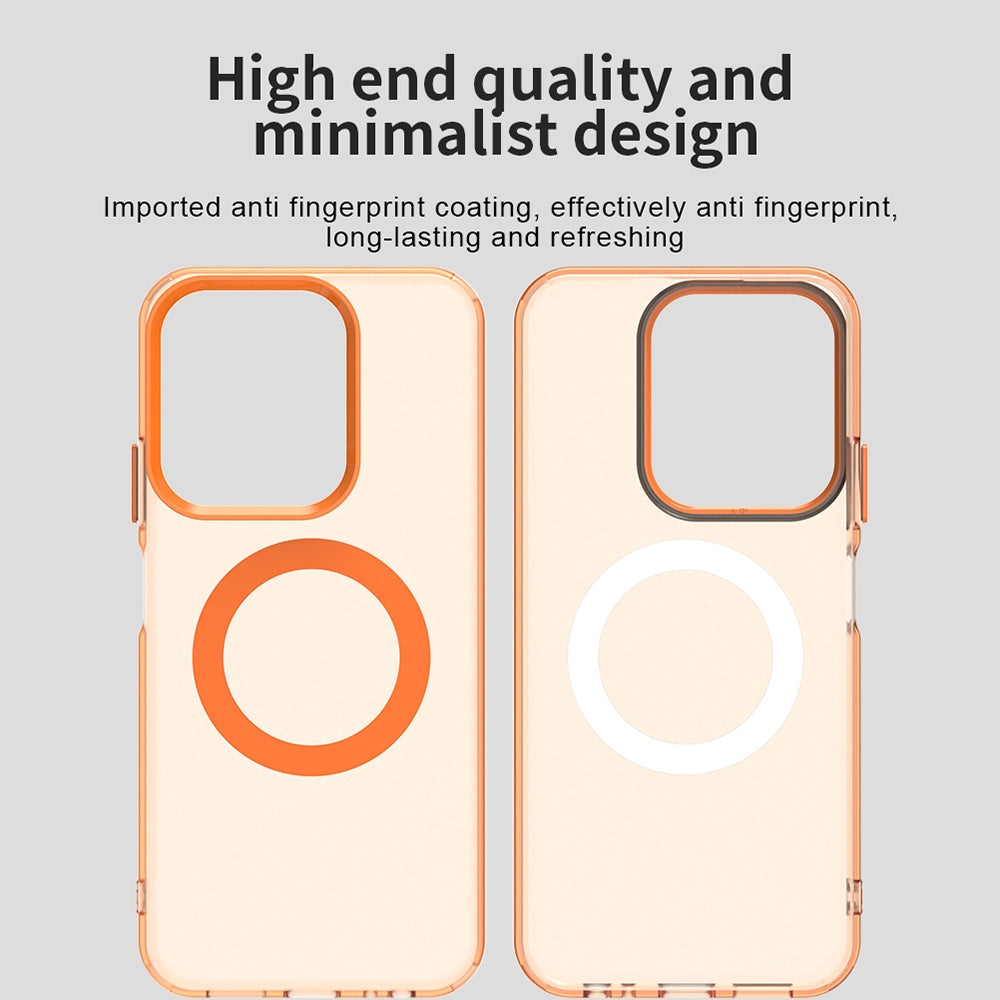 MagSafe-deksel for Xiaomi Poco C85 4G / Redmi 15C 5G / 15C 4G, Techsuit, CandyCase, Oransje