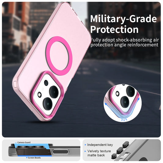 MagSafe-deksel for Xiaomi Poco C85 4G / Redmi 15C 5G / 15C 4G, Techsuit, CandyCase, Rosa