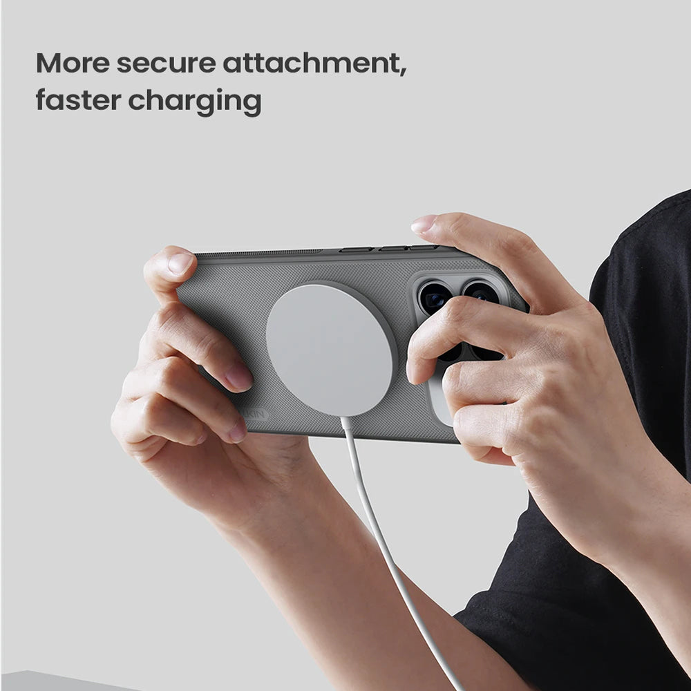 MagSafe-deksel for Xiaomi Poco F8 Ultra, Nillkin, Super Shield Pro, Svart Gjennomsiktig Satinert