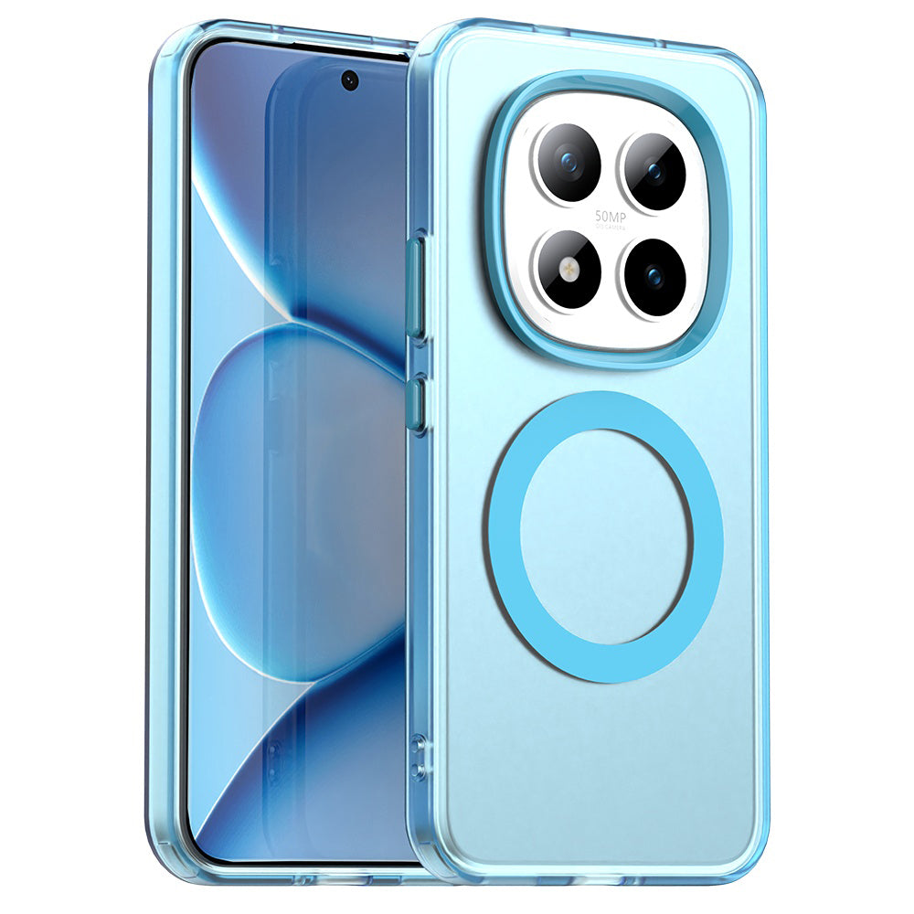 MagSafe-deksel for Xiaomi Poco M8 Pro / Redmi Note 15 Pro+ 5G, Techsuit, CandyCase, Blå