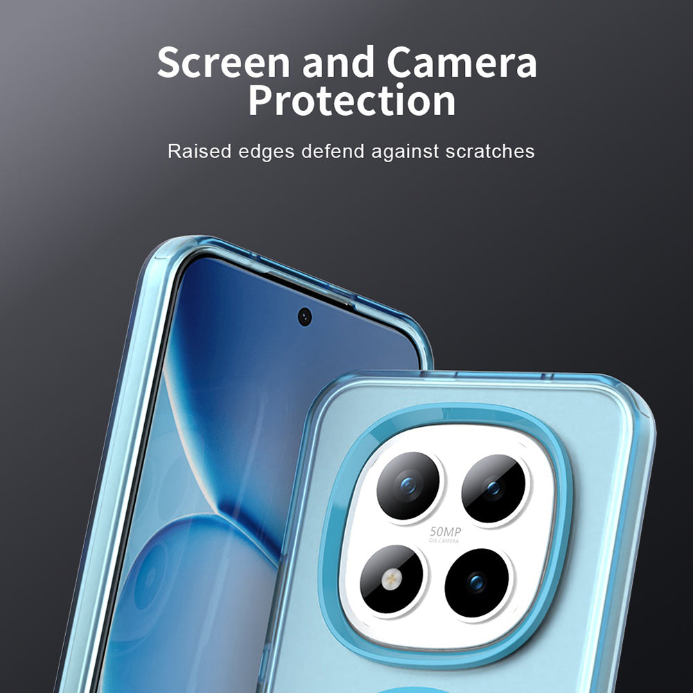 MagSafe-deksel for Xiaomi Poco M8 Pro / Redmi Note 15 Pro+ 5G, Techsuit, CandyCase, Blå