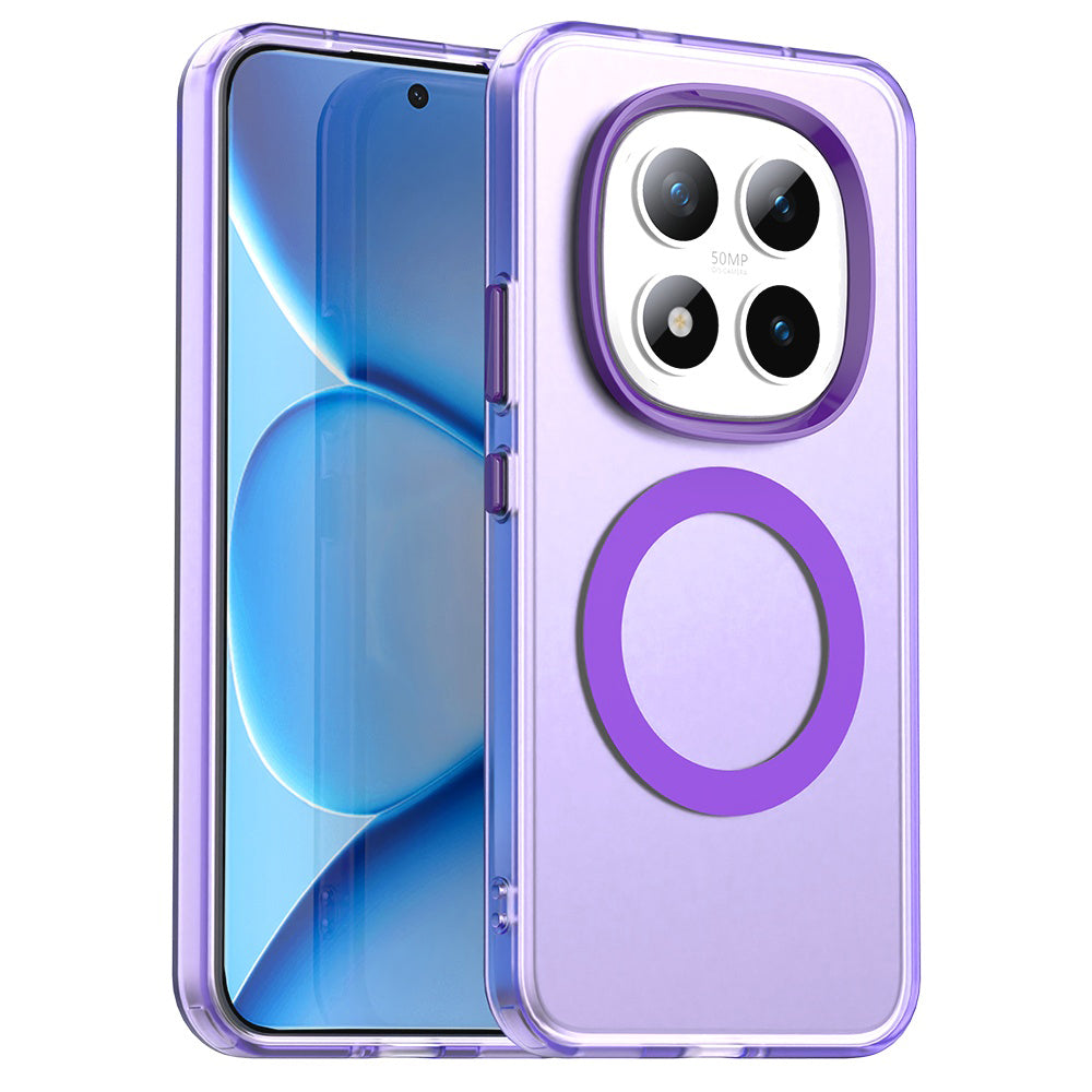 MagSafe-deksel for Xiaomi Poco M8 Pro / Redmi Note 15 Pro+ 5G, Techsuit, CandyCase, Lilla