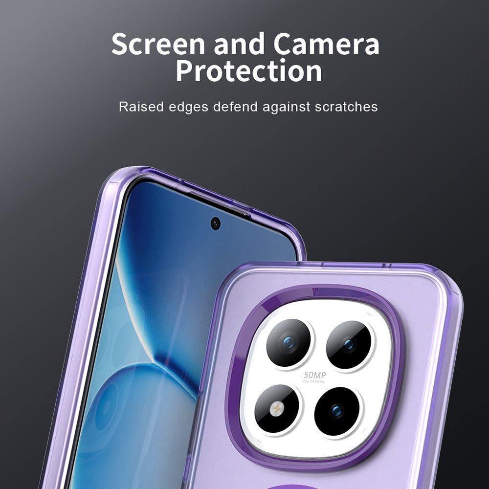 MagSafe-deksel for Xiaomi Poco M8 Pro / Redmi Note 15 Pro+ 5G, Techsuit, CandyCase, Lilla