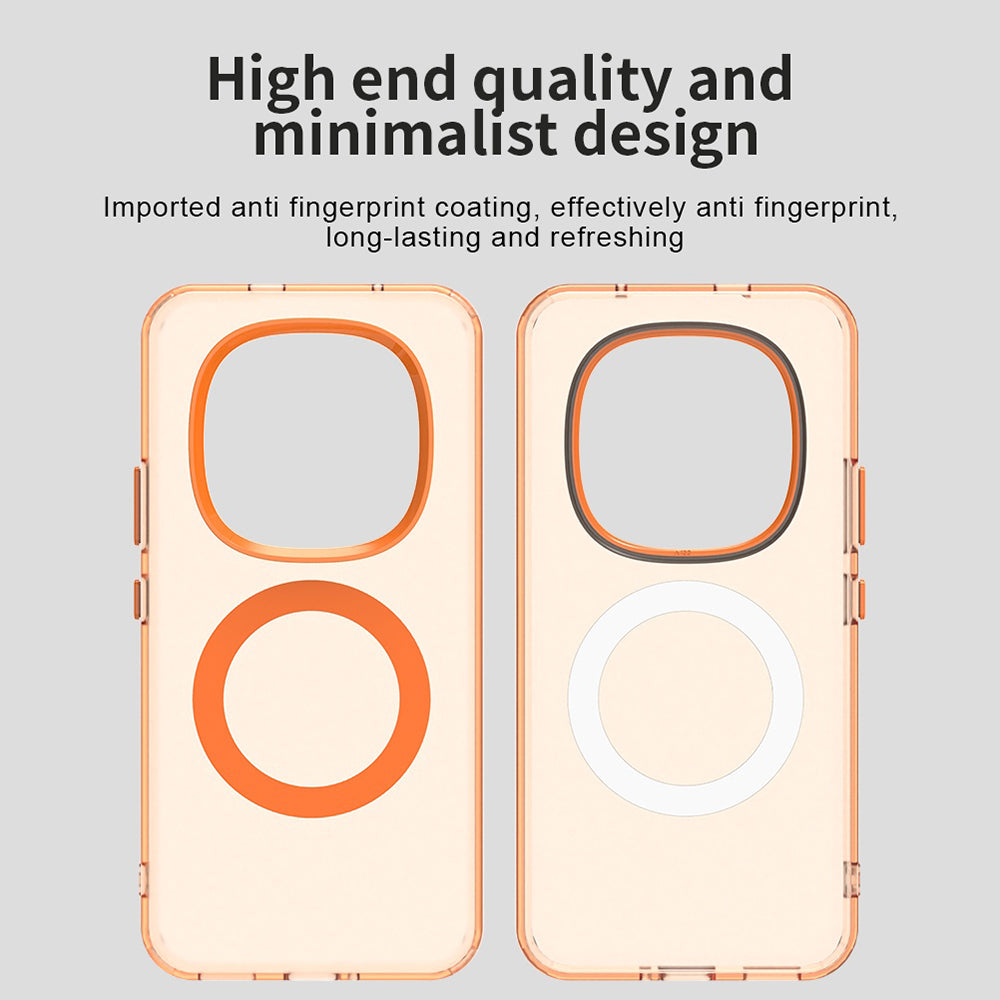 MagSafe-deksel for Xiaomi Poco M8 Pro / Redmi Note 15 Pro+ 5G, Techsuit, CandyCase, Oransje