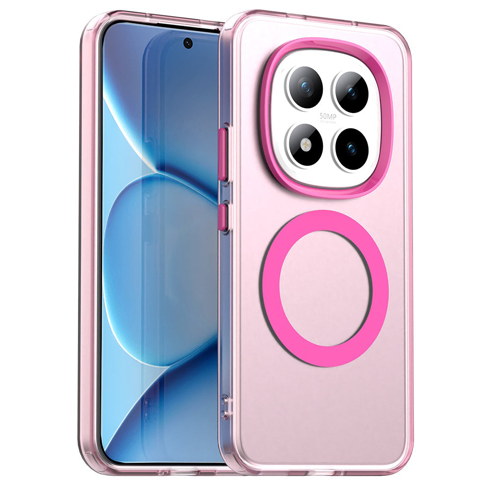 MagSafe-deksel for Xiaomi Poco M8 Pro / Redmi Note 15 Pro+ 5G, Techsuit, CandyCase, Rosa