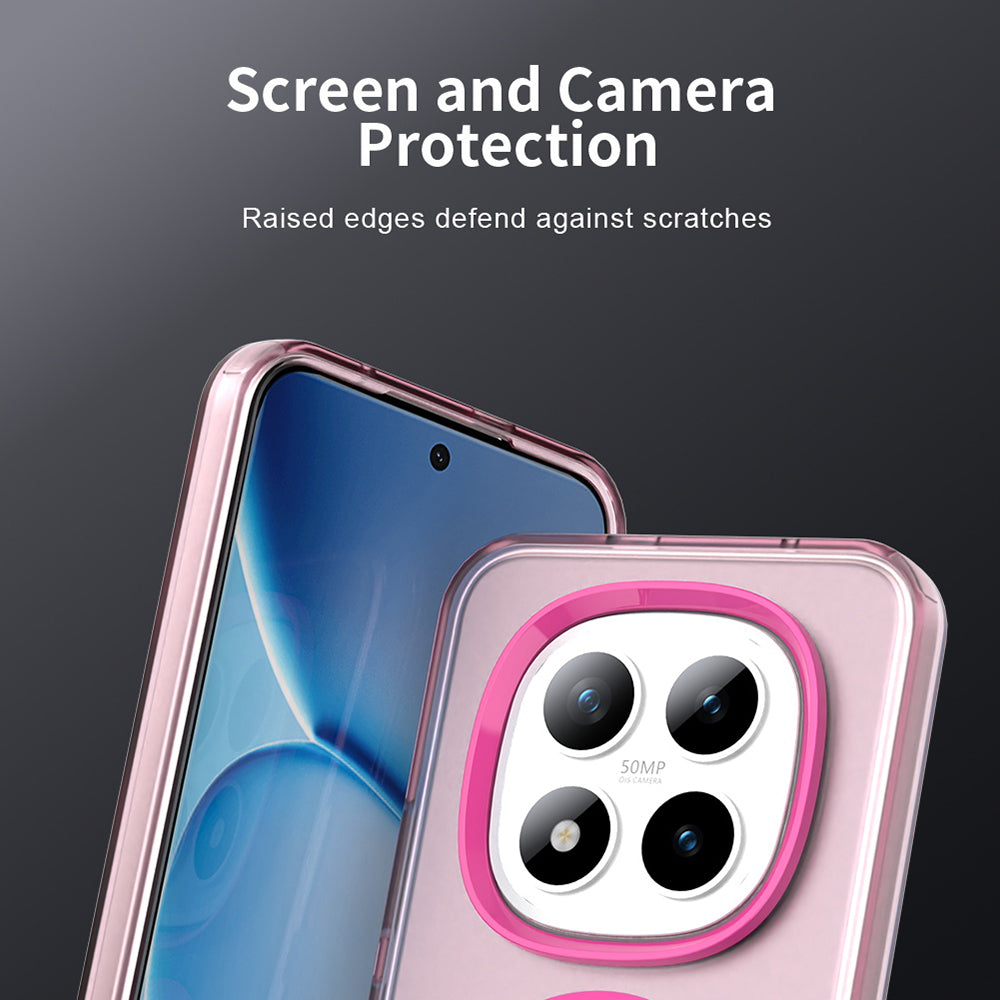 MagSafe-deksel for Xiaomi Poco M8 Pro / Redmi Note 15 Pro+ 5G, Techsuit, CandyCase, Rosa