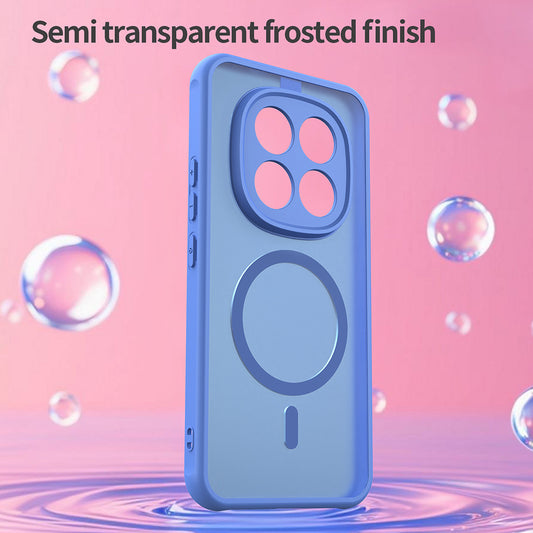 MagSafe-deksel for Xiaomi Poco M8 Pro / Redmi Note 15 Pro+ 5G, Techsuit, HaloFrost II, Blå