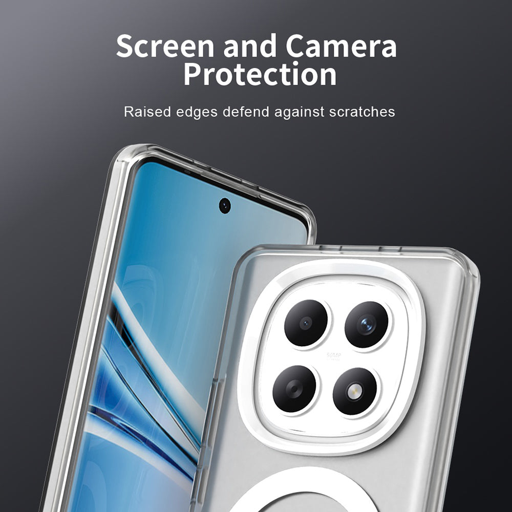 MagSafe-deksel for Xiaomi Poco M8 / Redmi Note 15 5G / Note 15 4G, Techsuit, CandyCase, Hvit
