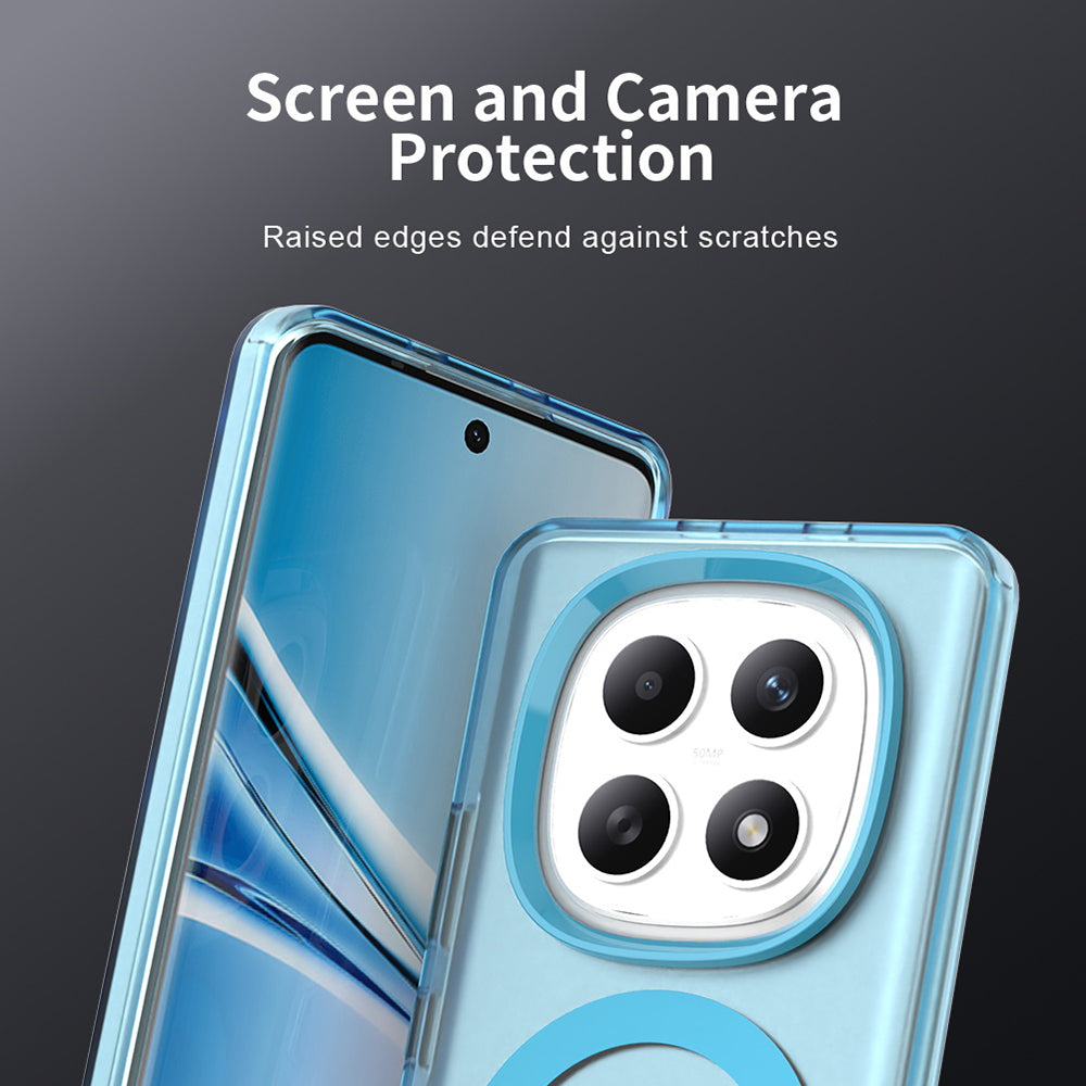 MagSafe-deksel for Xiaomi Poco M8 / Redmi Note 15 5G / Note 15 4G, Techsuit, CandyCase, Blå