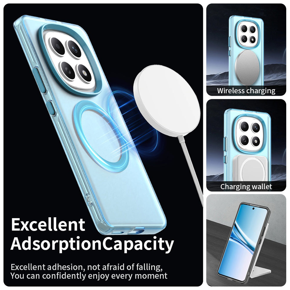 MagSafe-deksel for Xiaomi Poco M8 / Redmi Note 15 5G / Note 15 4G, Techsuit, CandyCase, Blå