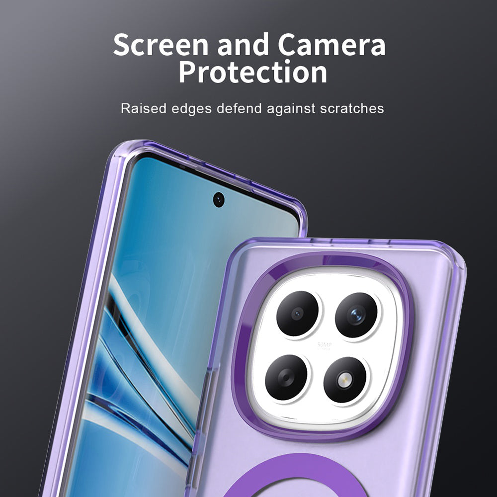 MagSafe-deksel for Xiaomi Poco M8 / Redmi Note 15 5G / Note 15 4G, Techsuit, CandyCase, Lilla