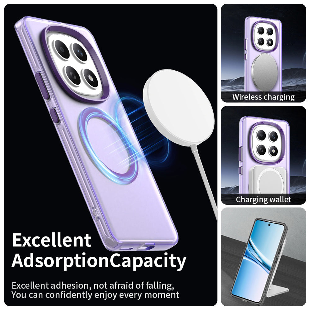 MagSafe-deksel for Xiaomi Poco M8 / Redmi Note 15 5G / Note 15 4G, Techsuit, CandyCase, Lilla