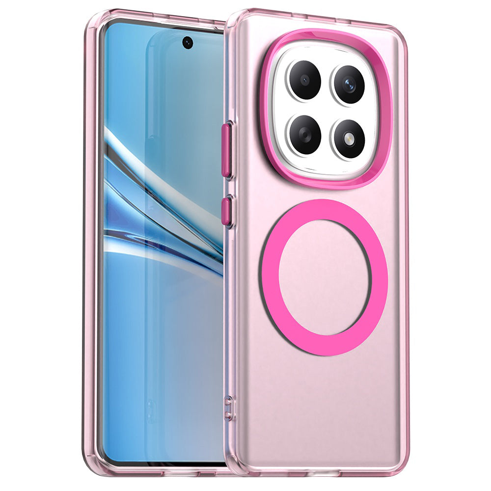 MagSafe-deksel for Xiaomi Poco M8 / Redmi Note 15 5G / Note 15 4G, Techsuit, CandyCase, Rosa