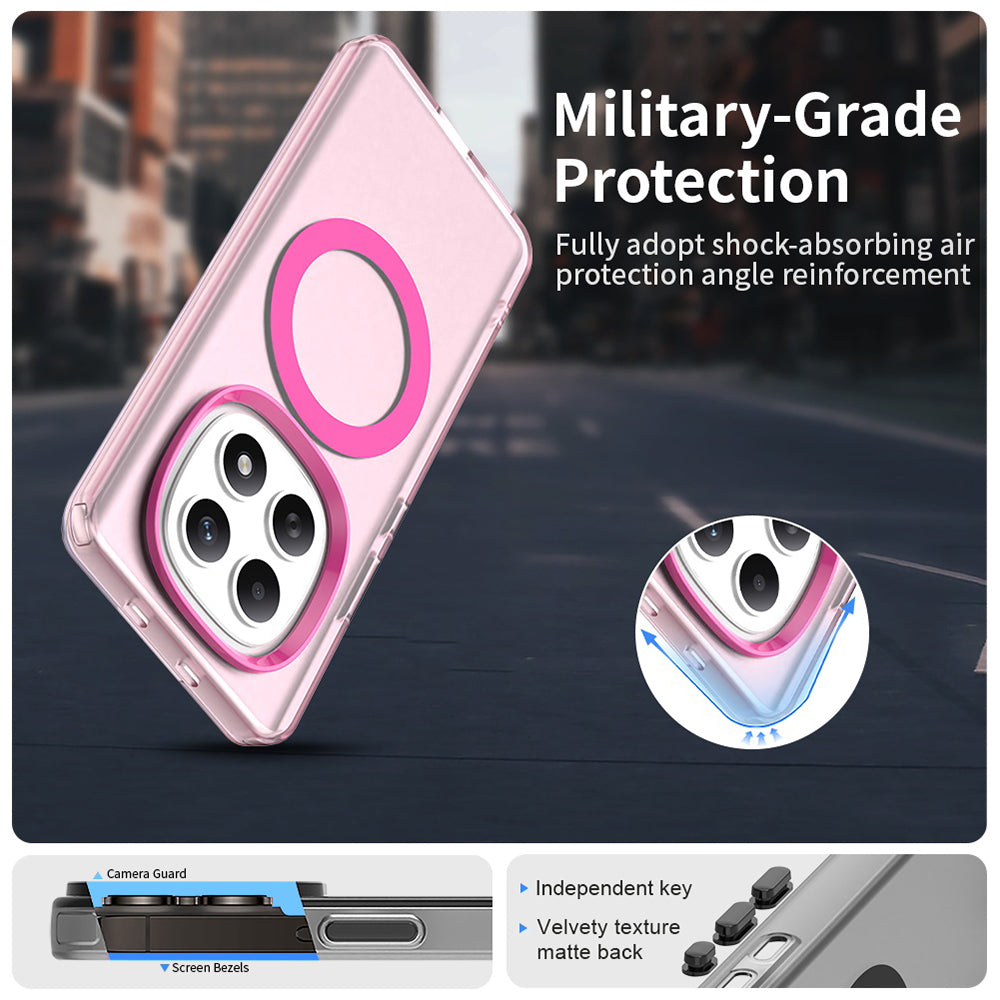 MagSafe-deksel for Xiaomi Poco M8 / Redmi Note 15 5G / Note 15 4G, Techsuit, CandyCase, Rosa