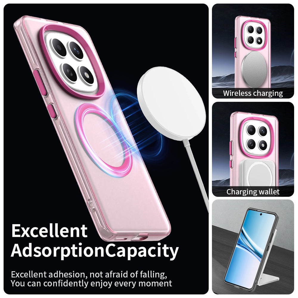 MagSafe-deksel for Xiaomi Poco M8 / Redmi Note 15 5G / Note 15 4G, Techsuit, CandyCase, Rosa