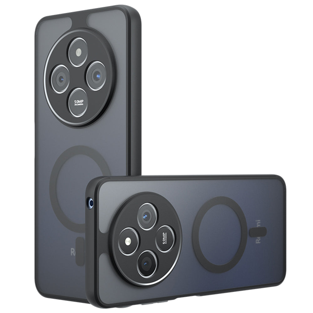 MagSafe-deksel for Xiaomi Redmi 14C, Techsuit, PureFrost, svart