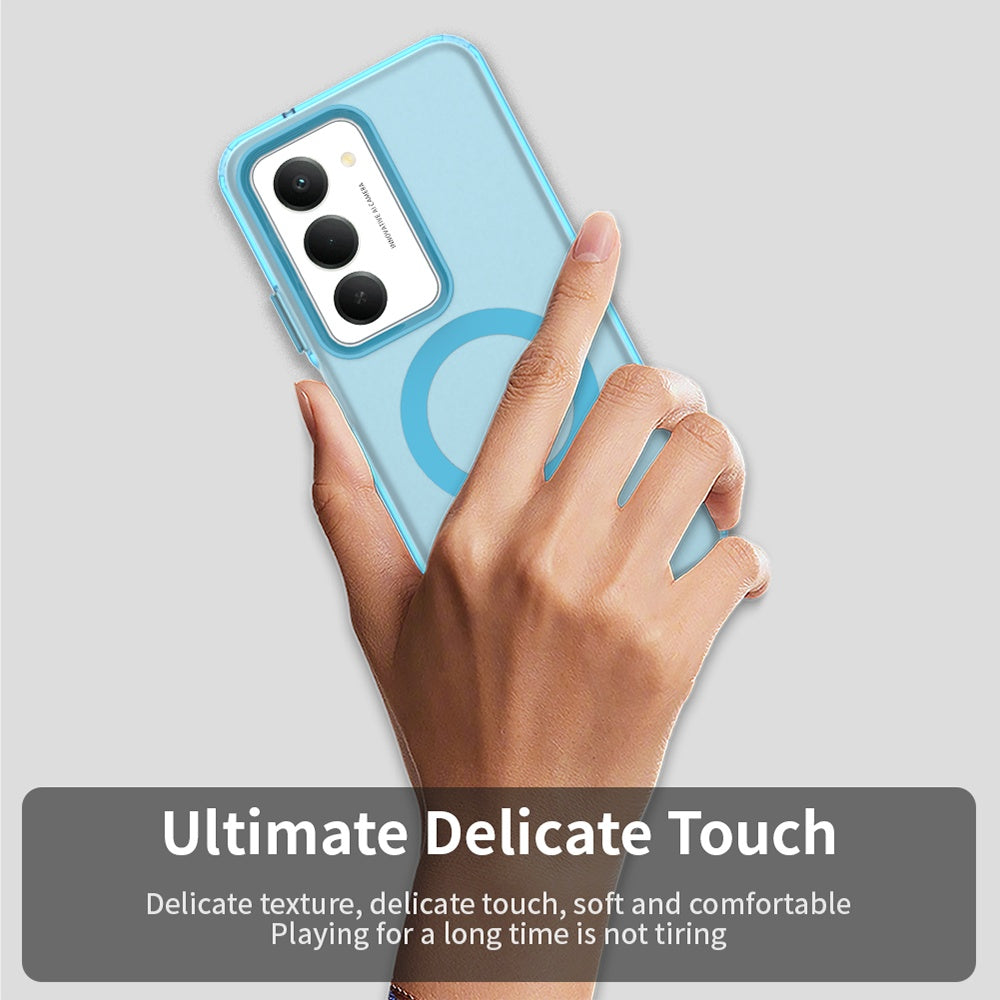 MagSafe-deksel for Xiaomi Redmi 15 5G / 15 4G, Techsuit, CandyCase, Blå