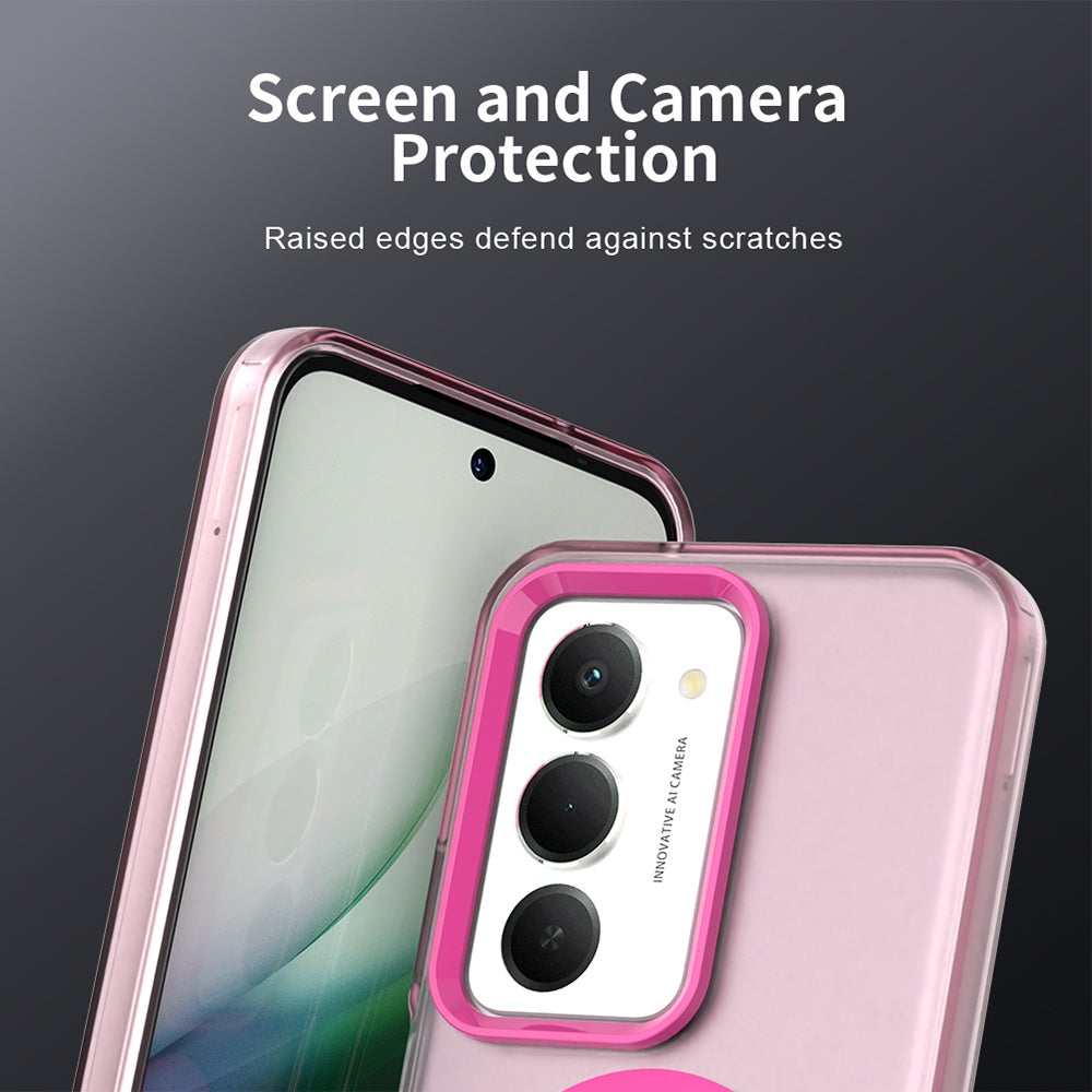 MagSafe-deksel for Xiaomi Redmi 15 5G / 15 4G, Techsuit, CandyCase, Rosa