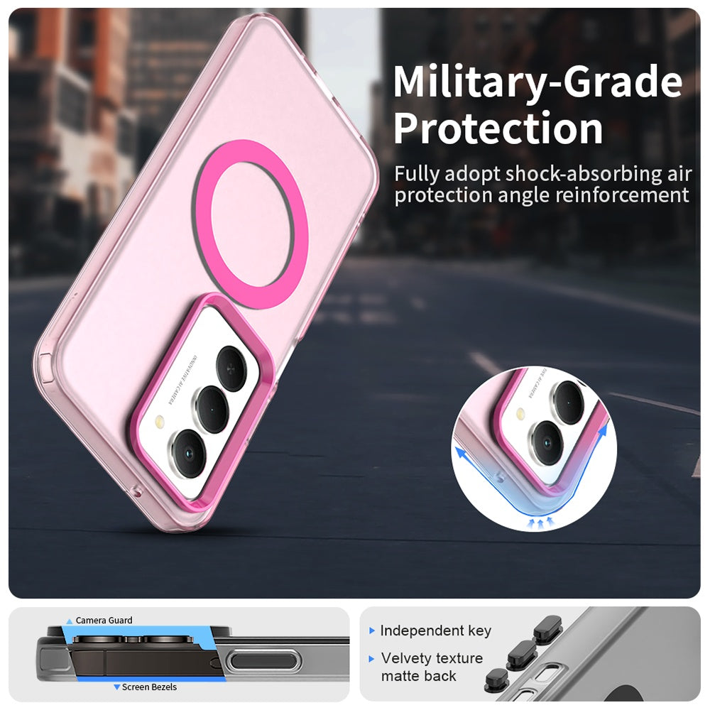 MagSafe-deksel for Xiaomi Redmi 15 5G / 15 4G, Techsuit, CandyCase, Rosa