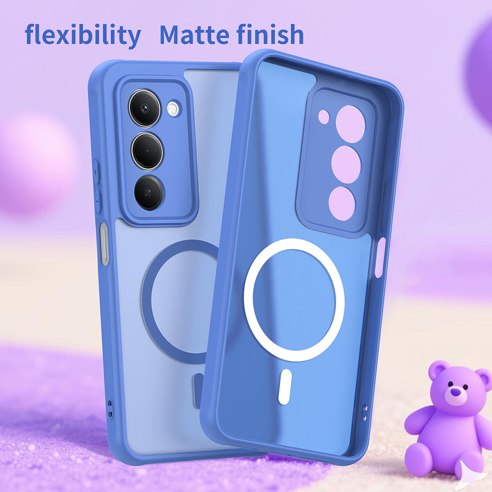 MagSafe-deksel for Xiaomi Redmi 15 5G / 15 4G, Techsuit, HaloFrost II, Blå