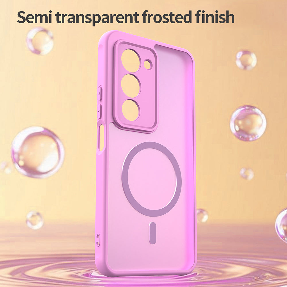 MagSafe-deksel for Xiaomi Redmi 15 5G / 15 4G, Techsuit, HaloFrost II, Rosa
