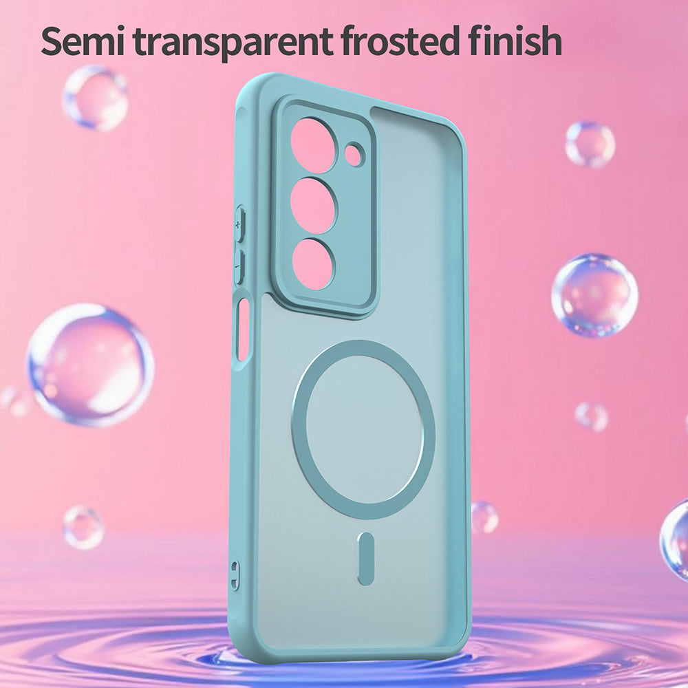 MagSafe-deksel for Xiaomi Redmi 15 5G / 15 4G, Techsuit, HaloFrost II, Lys Grønn
