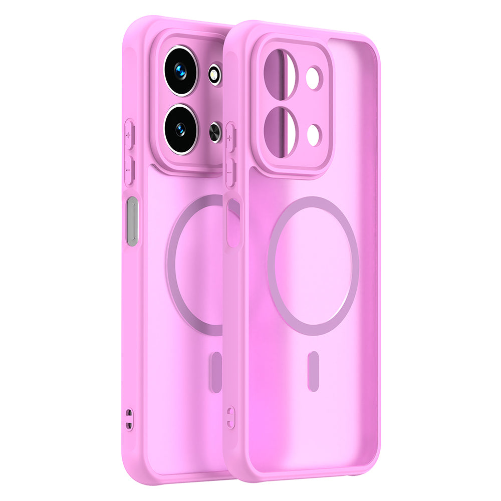 MagSafe-deksel for Xiaomi Redmi 15C 5G / 15C 4G, Techsuit, HaloFrost II, Rosa
