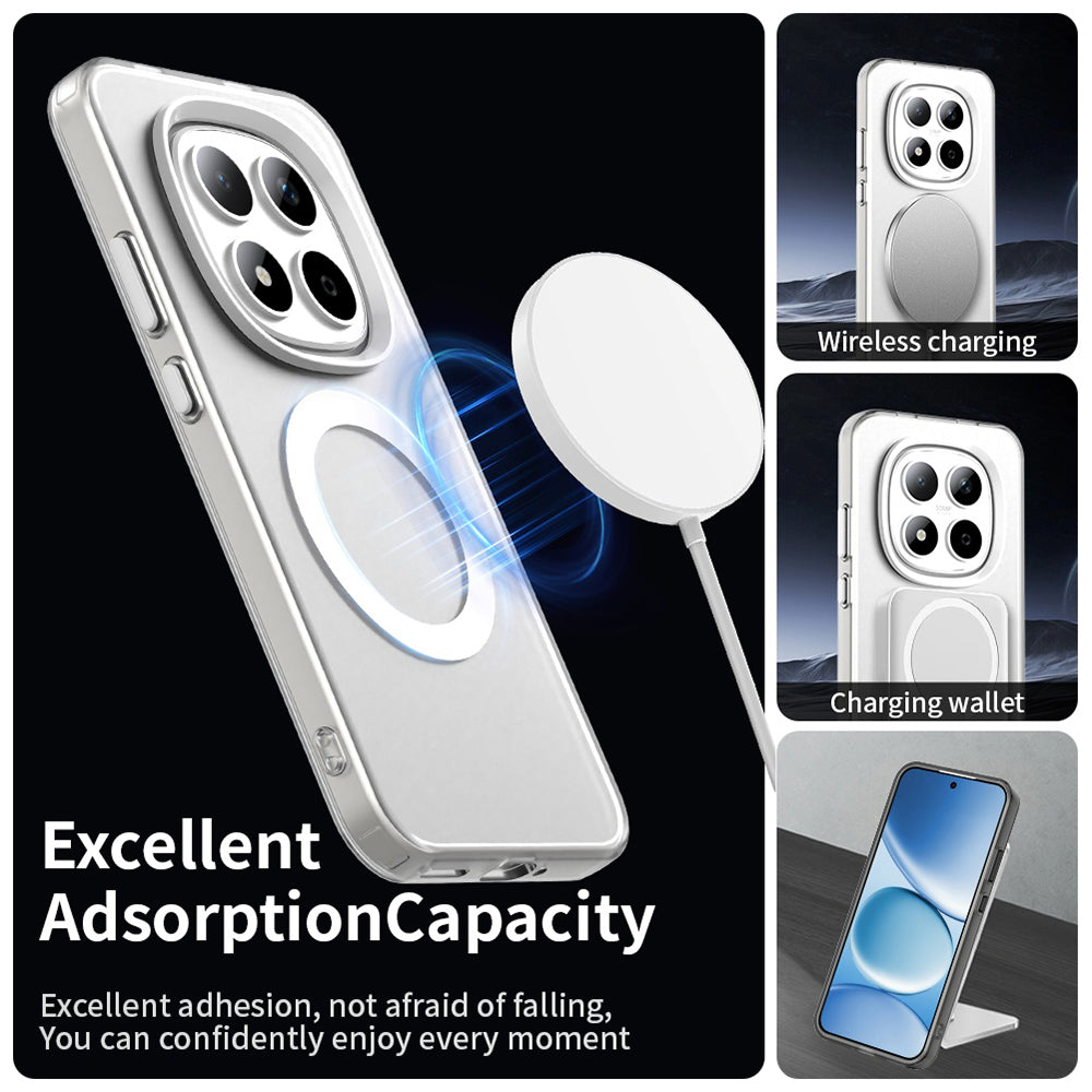 MagSafe-deksel for Xiaomi Redmi Note 15 Pro 5G, Techsuit, CandyCase, Hvit