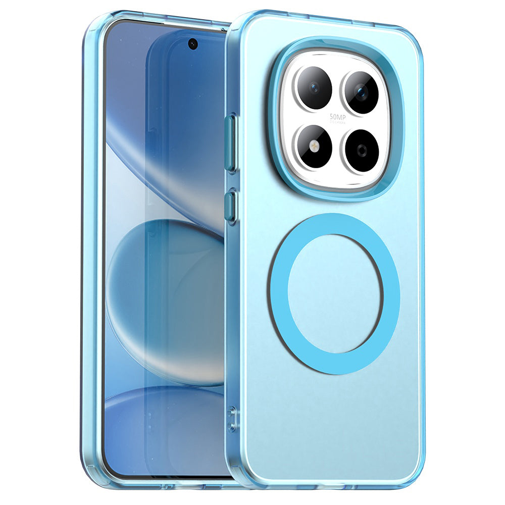 MagSafe-deksel for Xiaomi Redmi Note 15 Pro 5G, Techsuit, CandyCase, Blå