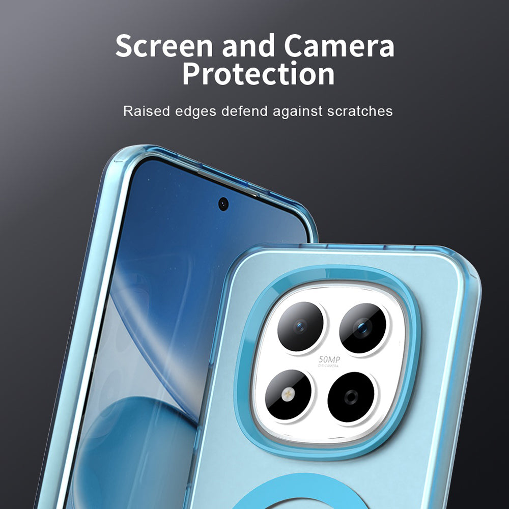 MagSafe-deksel for Xiaomi Redmi Note 15 Pro 5G, Techsuit, CandyCase, Blå