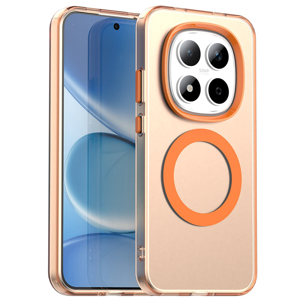 MagSafe-deksel for Xiaomi Redmi Note 15 Pro 5G, Techsuit, CandyCase, Oransje
