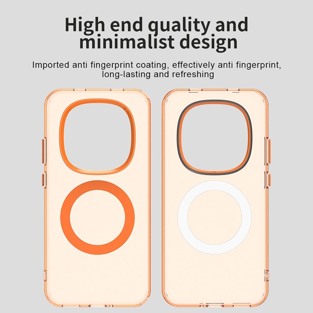 MagSafe-deksel for Xiaomi Redmi Note 15 Pro 5G, Techsuit, CandyCase, Oransje