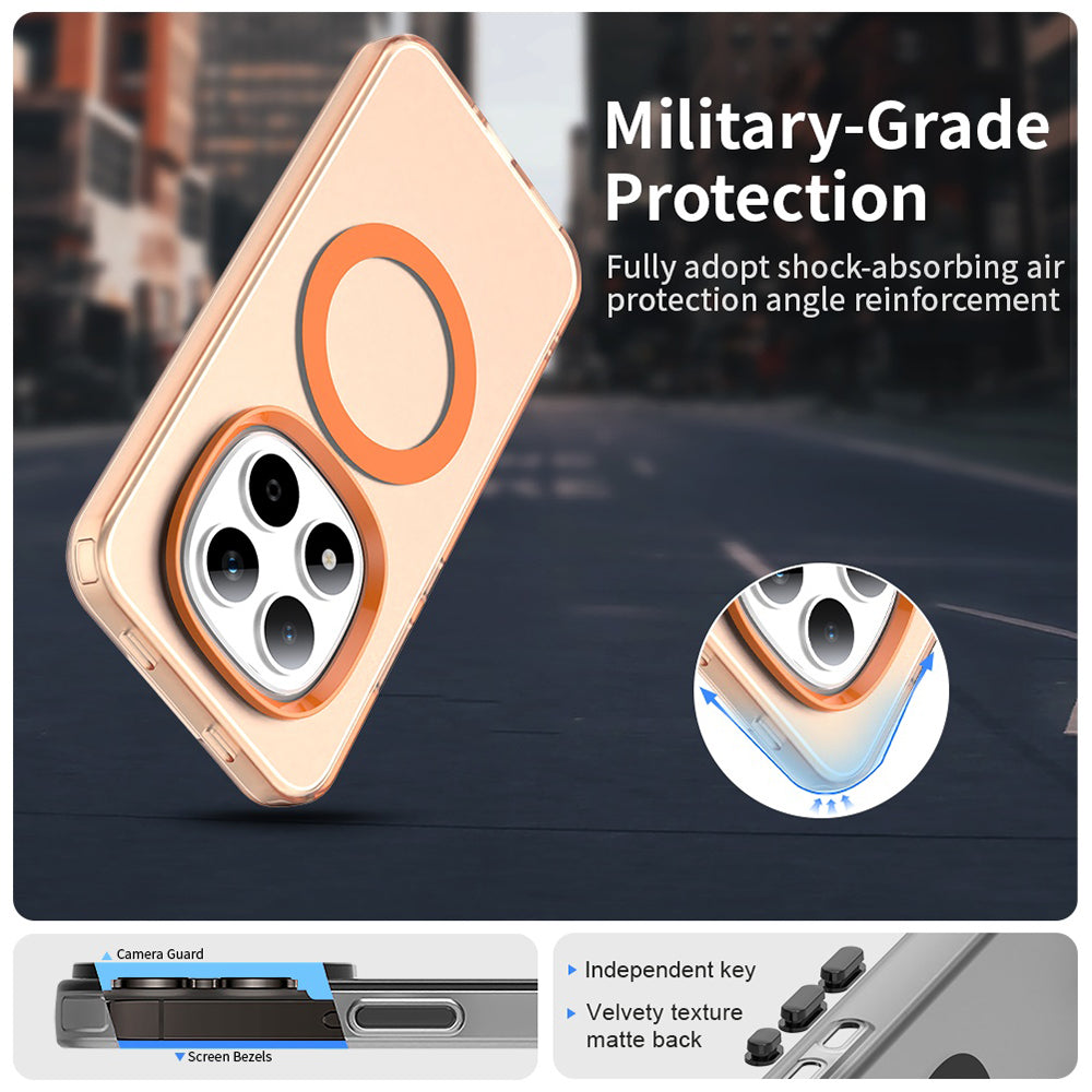 MagSafe-deksel for Xiaomi Redmi Note 15 Pro 5G, Techsuit, CandyCase, Oransje