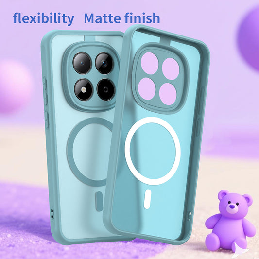 MagSafe-deksel for Xiaomi Redmi Note 15 Pro 5G, Techsuit, HaloFrost II, Lys Grønn