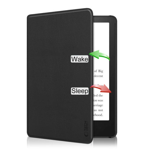 Etui til Amazon Kindle Paperwhite 6 tommer, Tech-Protect, SmartCase, svart