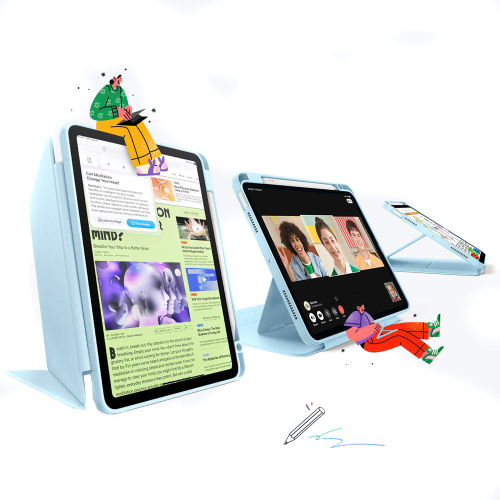 Deksel for Apple iPad Air 13 (2026) / Air 13 (2025) / Air 13 (2024), ESR, Flip Hybrid, Blå