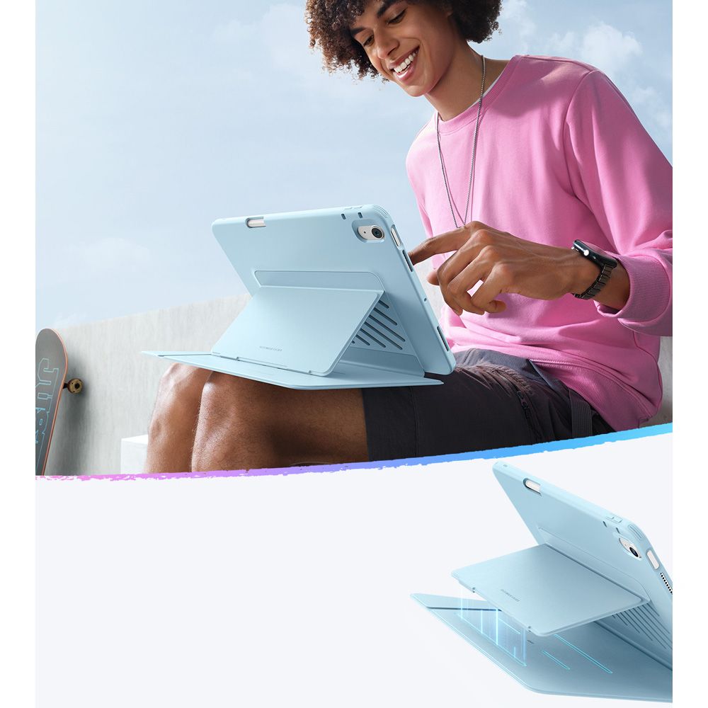 Deksel for Apple iPad Air 13 (2026) / Air 13 (2025) / Air 13 (2024), ESR, Flip Hybrid, Blå