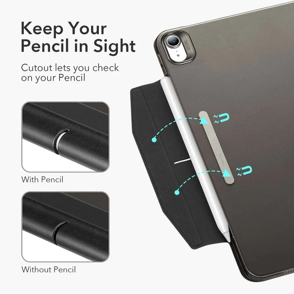 Deksel for Apple iPad Air 11 (2026) / iPad Air 11 (2025) / Air 11 (2024) / Air (2022) / Air (2020), ESR, Ascend Trifold, Grå
