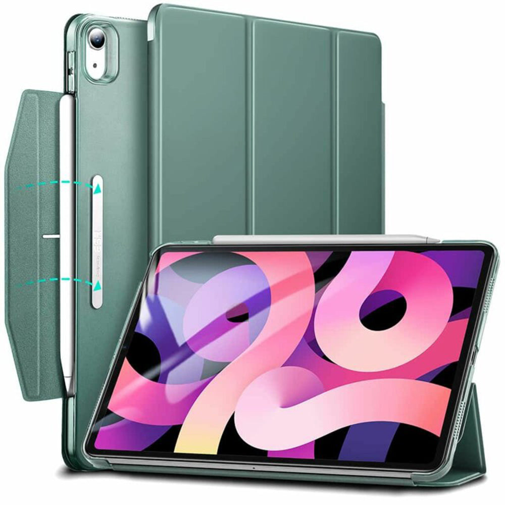 Deksel for Apple iPad Air 11 (2026) / iPad Air 11 (2025) / Air 11 (2024) / Air (2022) / Air (2020), ESR, Ascend Trifold, Satinert grønn