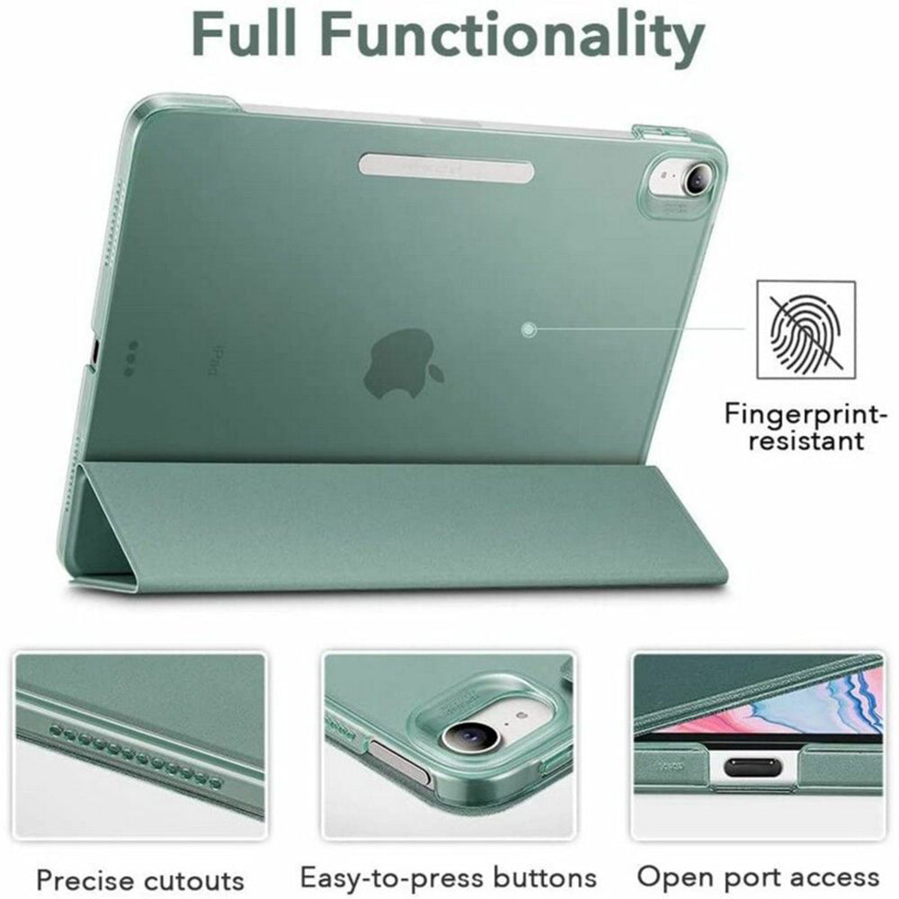 Deksel for Apple iPad Air 11 (2026) / iPad Air 11 (2025) / Air 11 (2024) / Air (2022) / Air (2020), ESR, Ascend Trifold, Satinert grønn