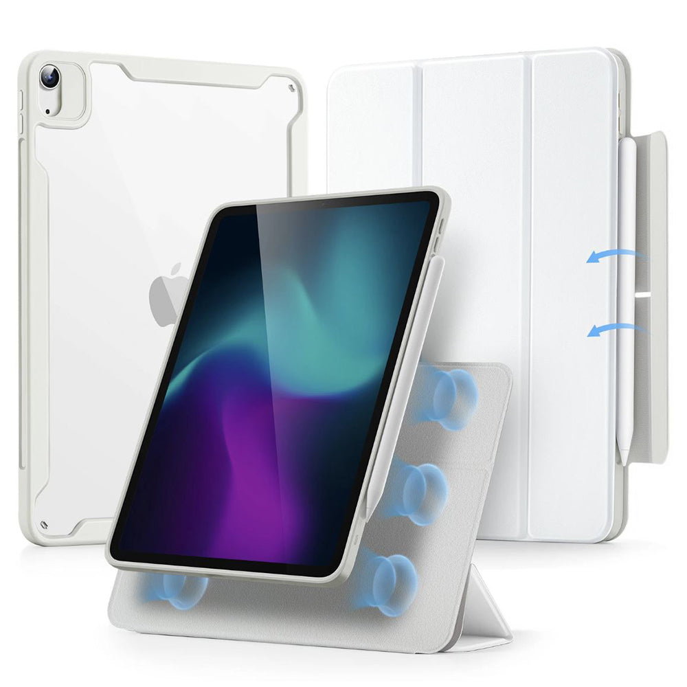 Deksel for Apple iPad Air 11 (2026) / iPad Air 11 (2025) / Air 11 (2024) / Air (2022) / Air (2020), ESR, Rebound Hybrid, Hvit