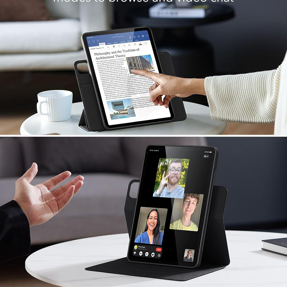 Deksel for Apple iPad Air 11 (2026) / iPad Air 11 (2025) / Air 11 (2024) / Air (2022) / Air (2020), ESR, Rebound Hybrid, Hvit